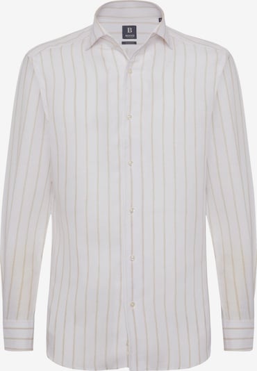 Boggi Milano Button Up Shirt in Sand / White, Item view