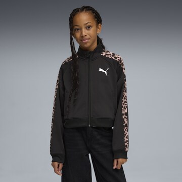 Veste de sport 'T7 Animal' PUMA en noir : devant