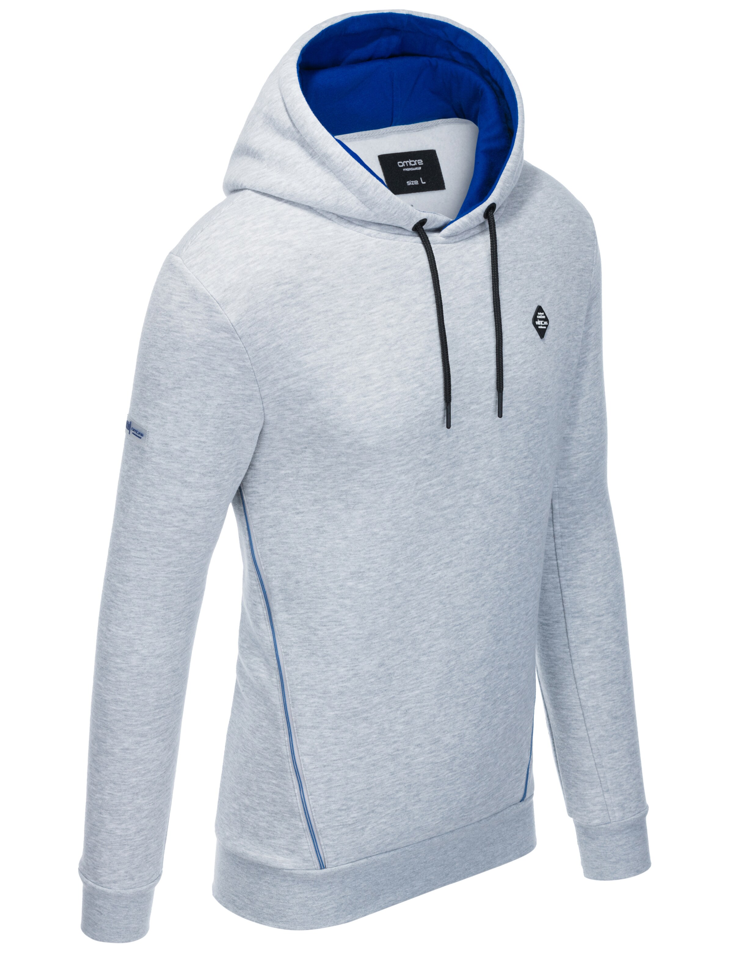 Ombre Sweatshirt 'OM-SSNZ-22FW-006' in Grau