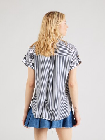 VERO MODA Bluse 'BUMPY' in Blau