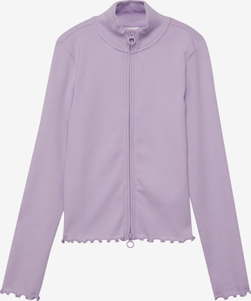 Veste de survêtement s.Oliver en violet : devant