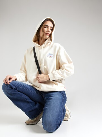 LEVI'S ® Μπλούζα φούτερ 'Graphic Salinas Hoodie' σε μπεζ