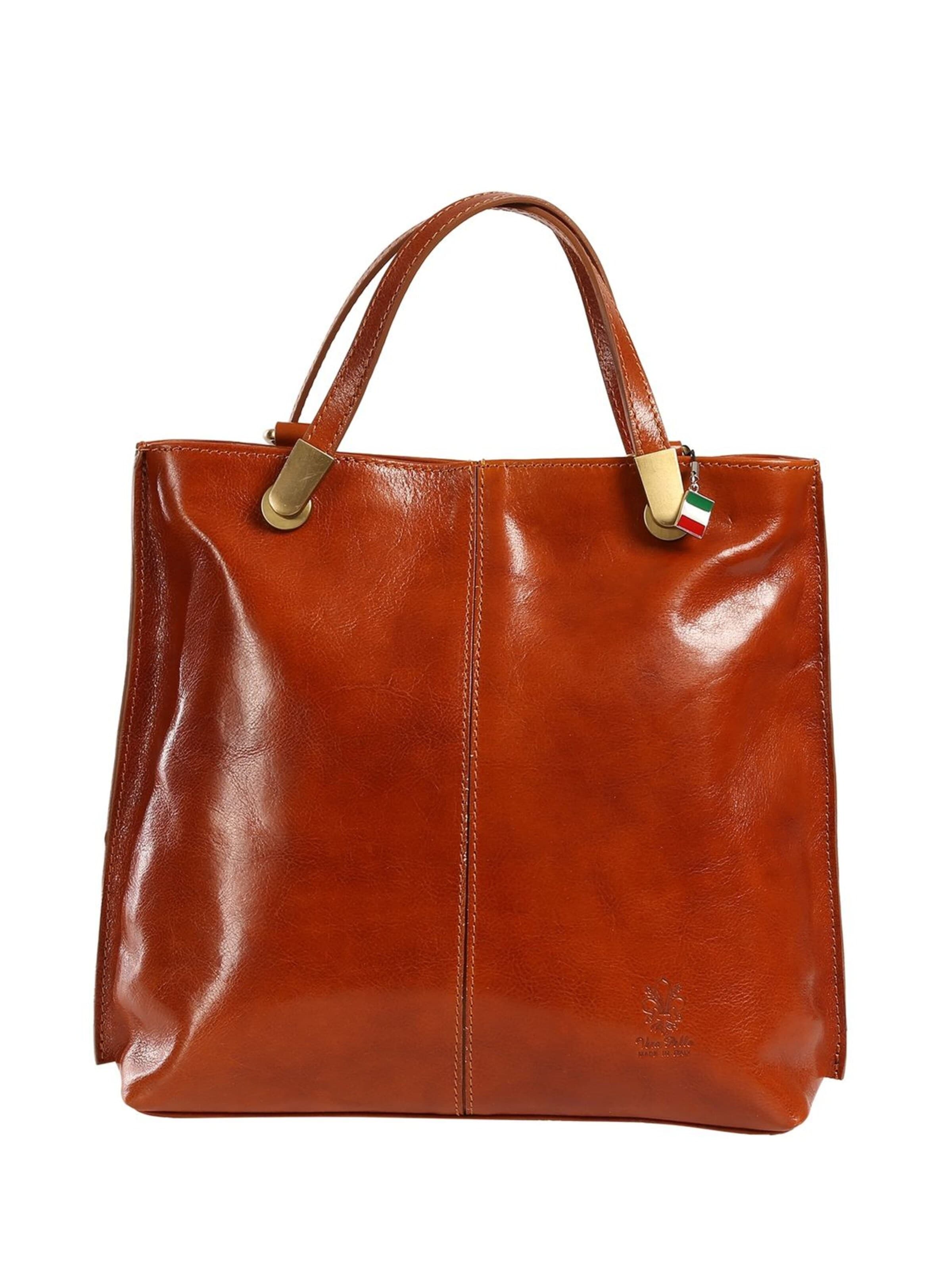 Sac bandoulière Florence en marron : devant