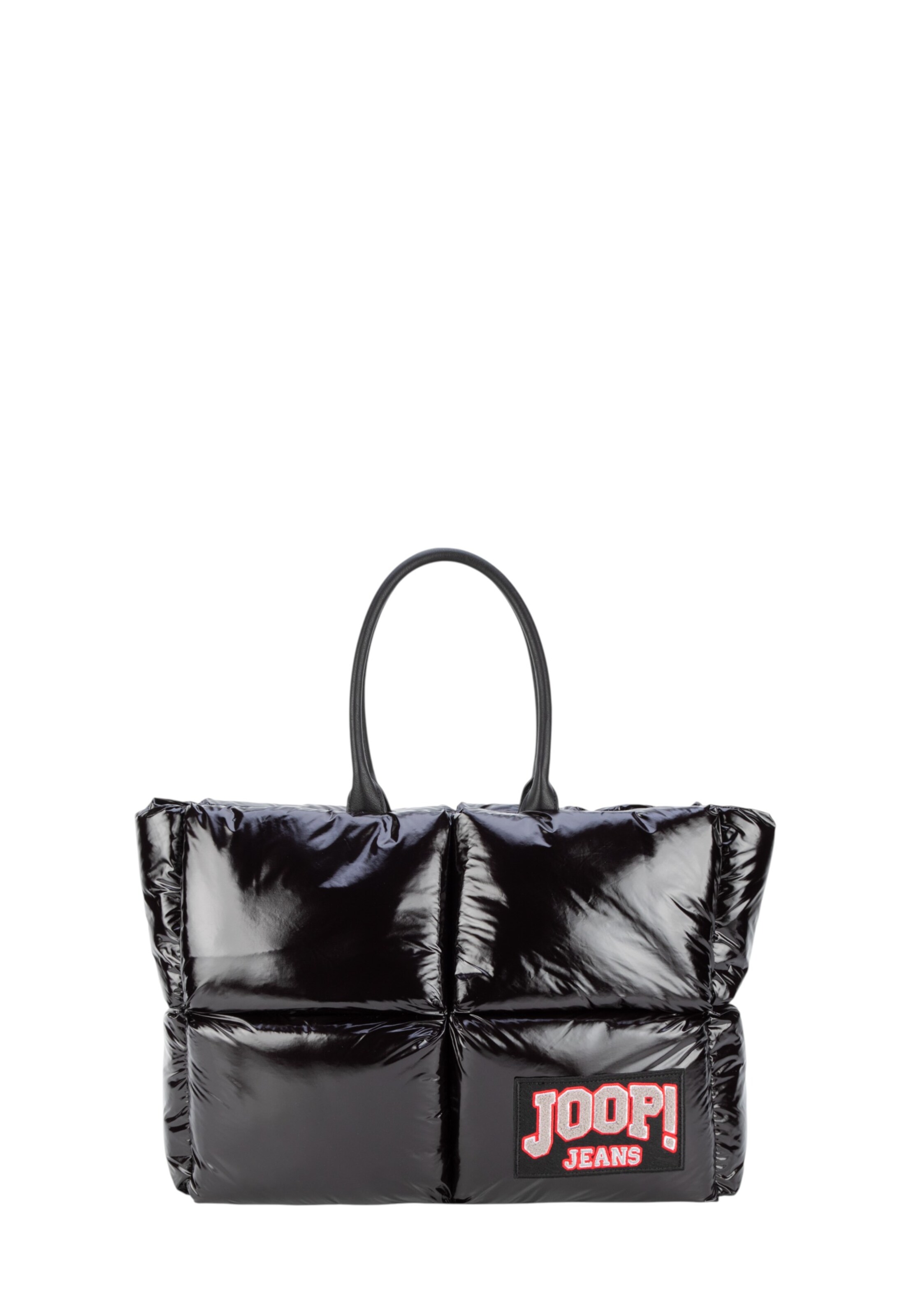JOOP! Jeans - Shopper 'Varsity May' en negro: frente