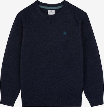 Scalpers Sweater 'Paul' in Blue: front