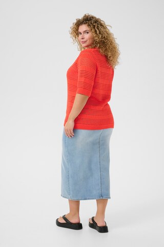 Pull-over 'Tenesa' KAFFE CURVE en rouge