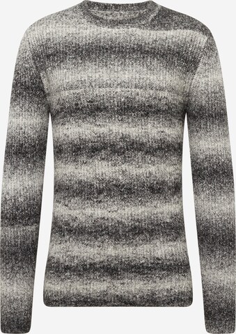 TOM TAILOR DENIM Sweater in Grey: front