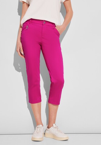 STREET ONE Slimfit Hose in Pink