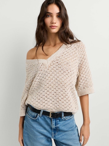 Pepe Jeans Sweater 'Amber' in Beige