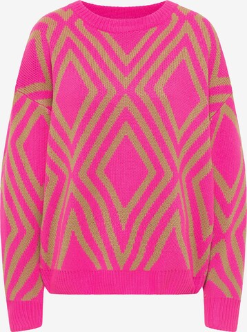 Pull-over IZIA en rose : devant