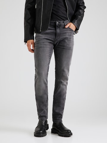 Slimfit Jeans '734' di HUGO in grigio: frontale
