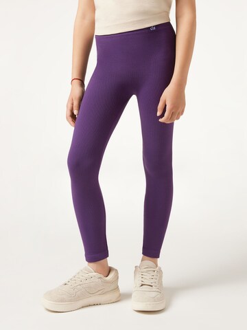 CALZEDONIA Skinny Leggings in Lila: Vorderseite