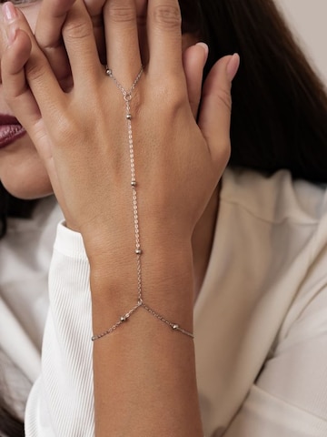 Hey Happiness - Pulsera 'Satellite' en plata: frente