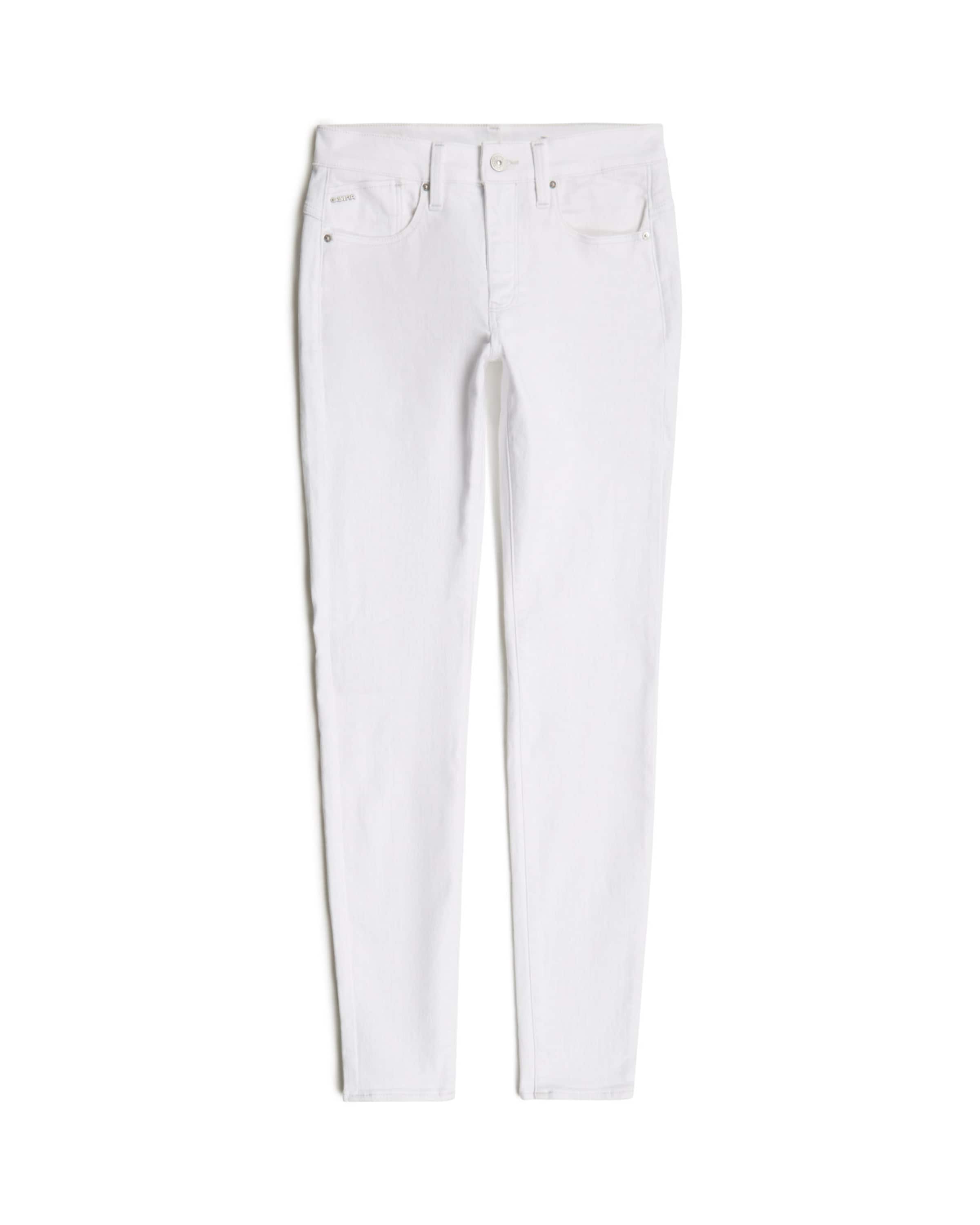 G-STAR Skinny Jeans 'Lhana' in Wit: voorkant