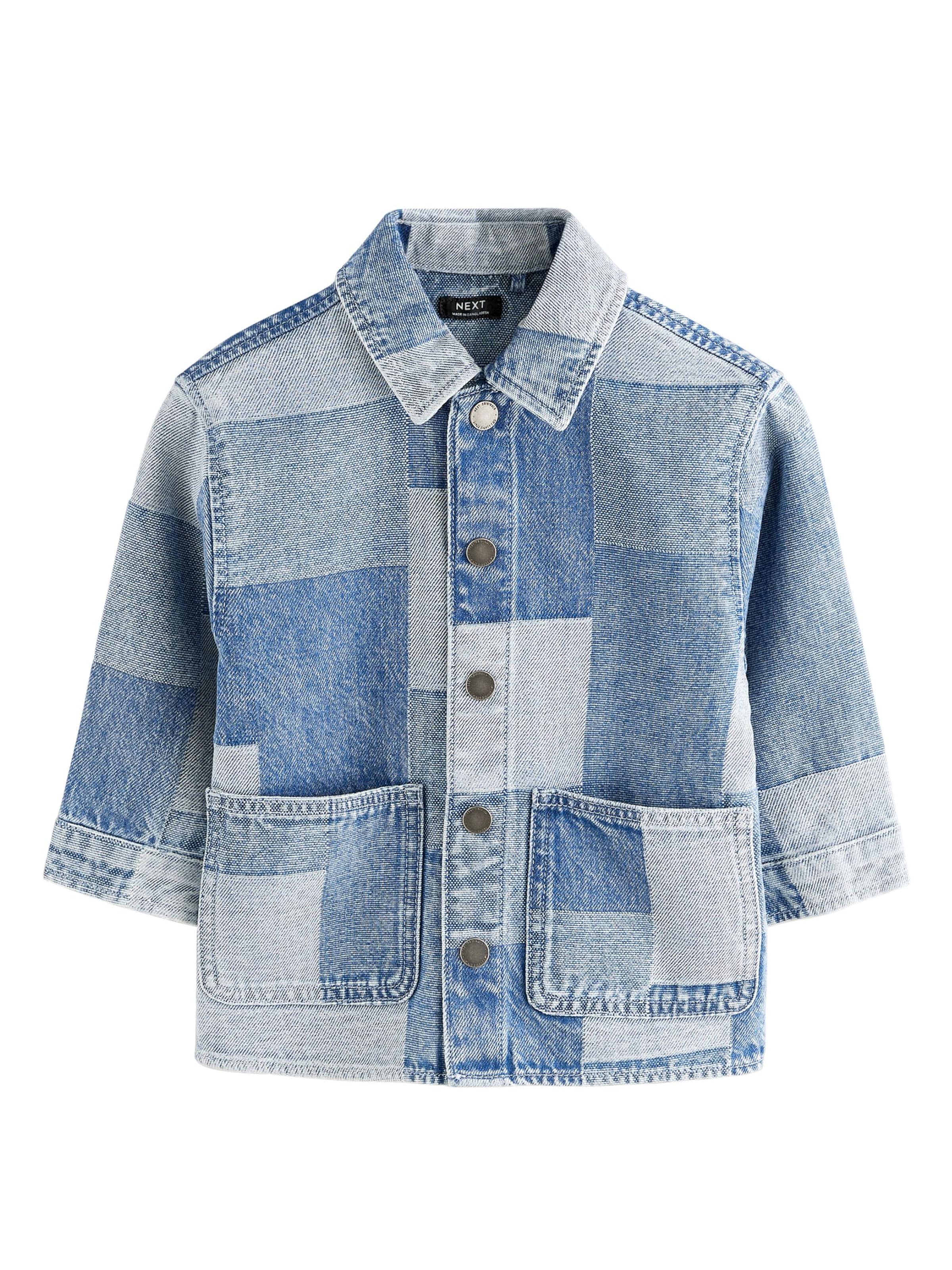 Geacă de primăvară-toamnă de la Next pe albastru: față