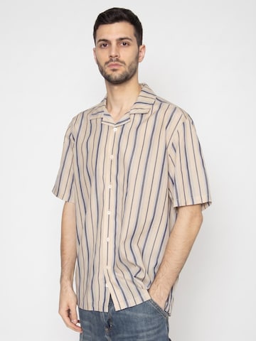 minimum Comfort fit Button Up Shirt 'Jole 3033' in Beige