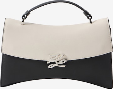 Karl Lagerfeld - Mala de ombro 'K/Autograph' em preto: frente