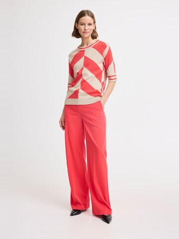 Pull-over ' BYMMMORLA SS GEOMETRIC ' b.young en rouge