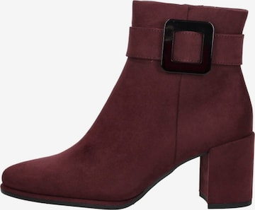 MARCO TOZZI Boots 'Enkellaarsjes Hak' in Rood: voorkant