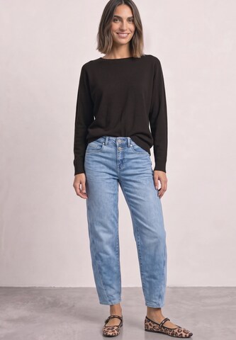 STREET ONE Dolman Pullover mit Boat Neck in Braun