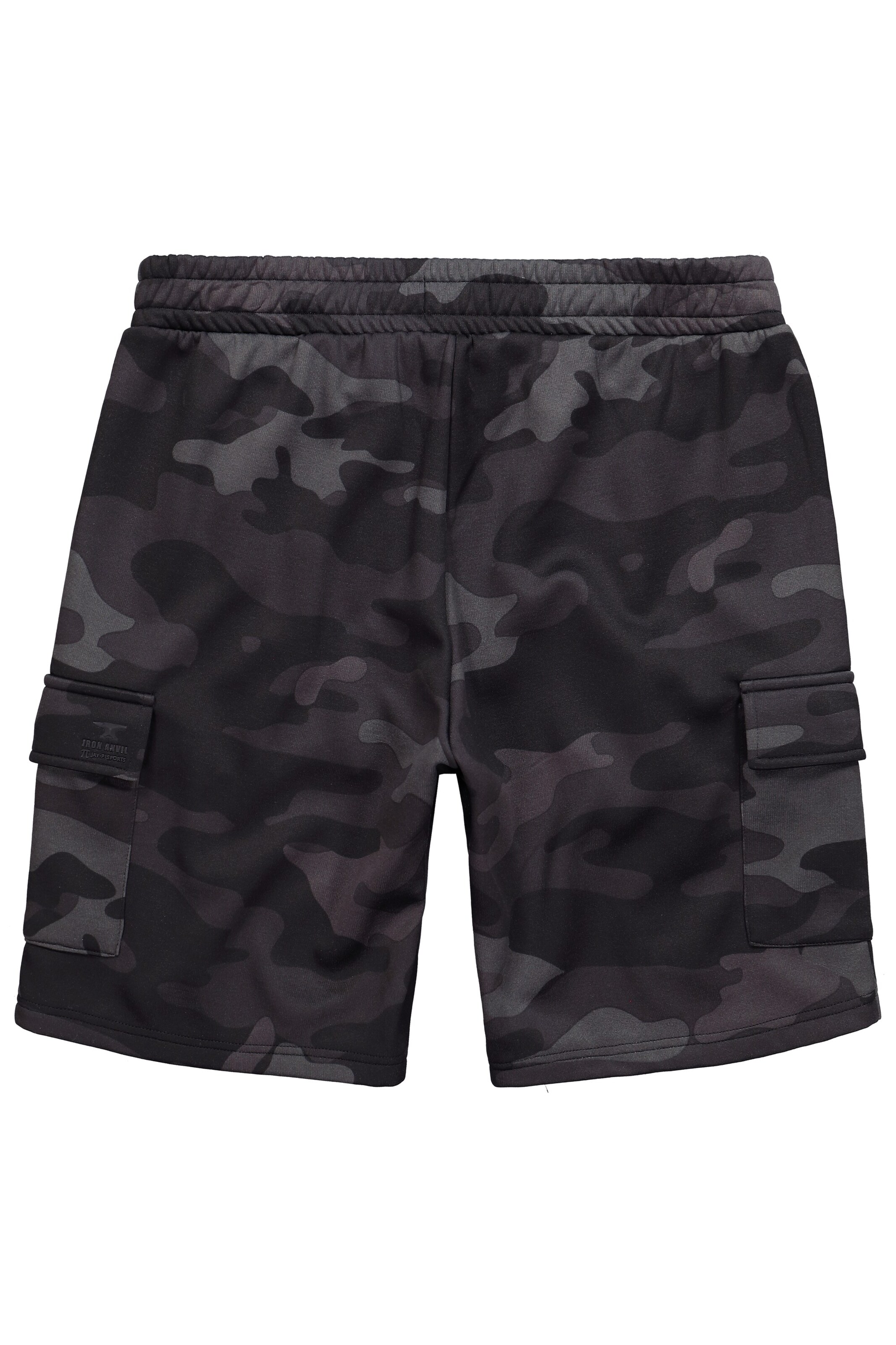 JAY-PI Regular Shorts 'Bermuda' in Schwarz