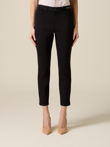 Skinny Pantaloni di oltre in nero