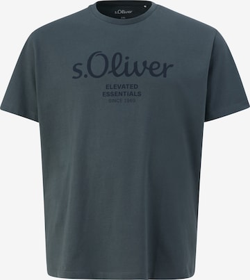 s.Oliver Men Big Sizes Футболка в Серый: спереди