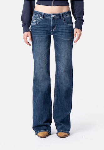 Project Blue Bootcut Jeans in Blauw: voorkant