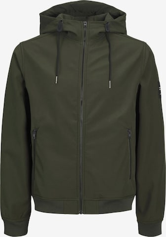 žalia JACK & JONES Demisezoninė striukė 'Basic': priekis