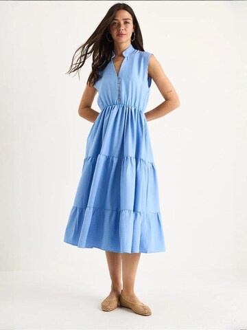 Bianco Lucci Jurk in Blauw