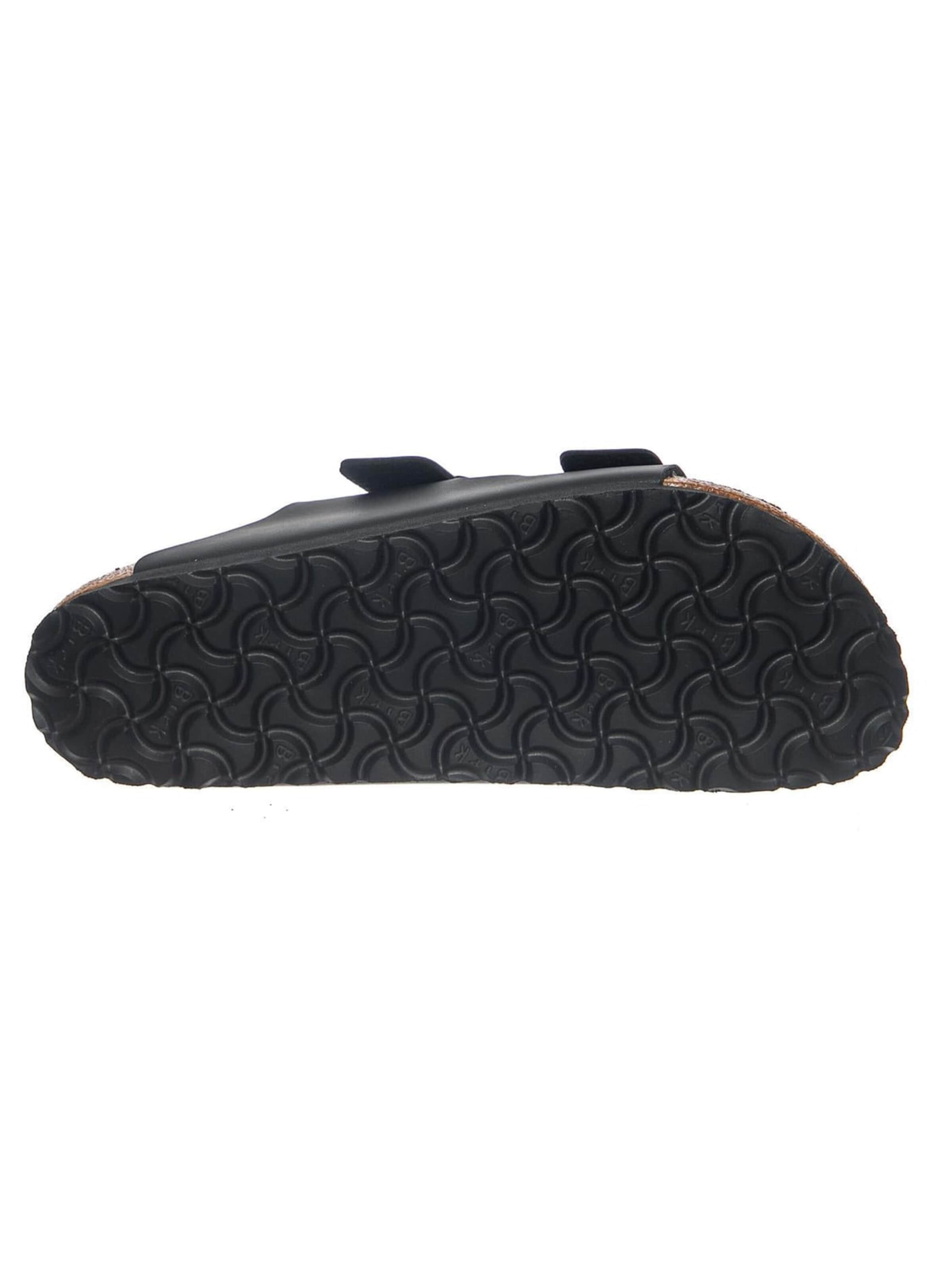 BIRKENSTOCK Sandal 'Arizona SFB Birko Flor Narrow Fit Black' in Black