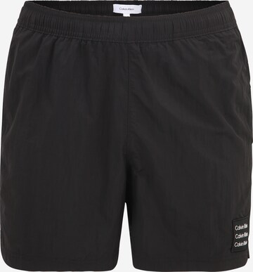 Shorts de bain Calvin Klein Underwear en noir : devant