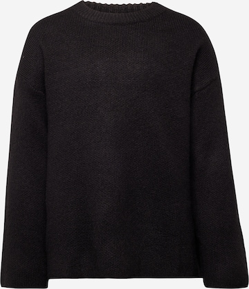 WEEKDAY Sweater 'Teo' in Black: front