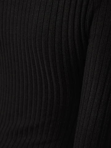 Bershka Knit dress in Black