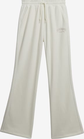Superdry Broek 'Country Club' in Wit: voorkant