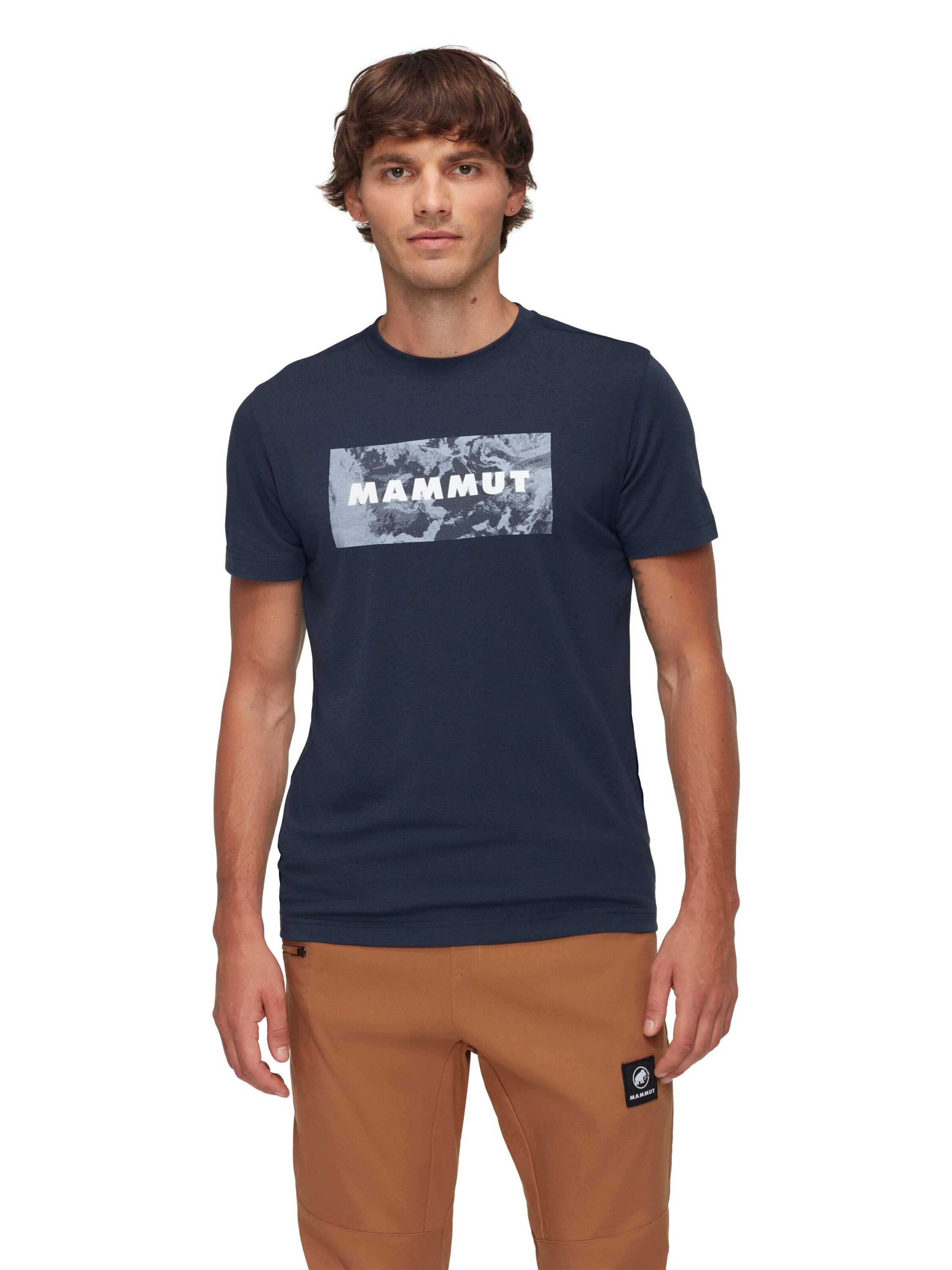 MAMMUT Shirt 'Trovat' in Blue: front