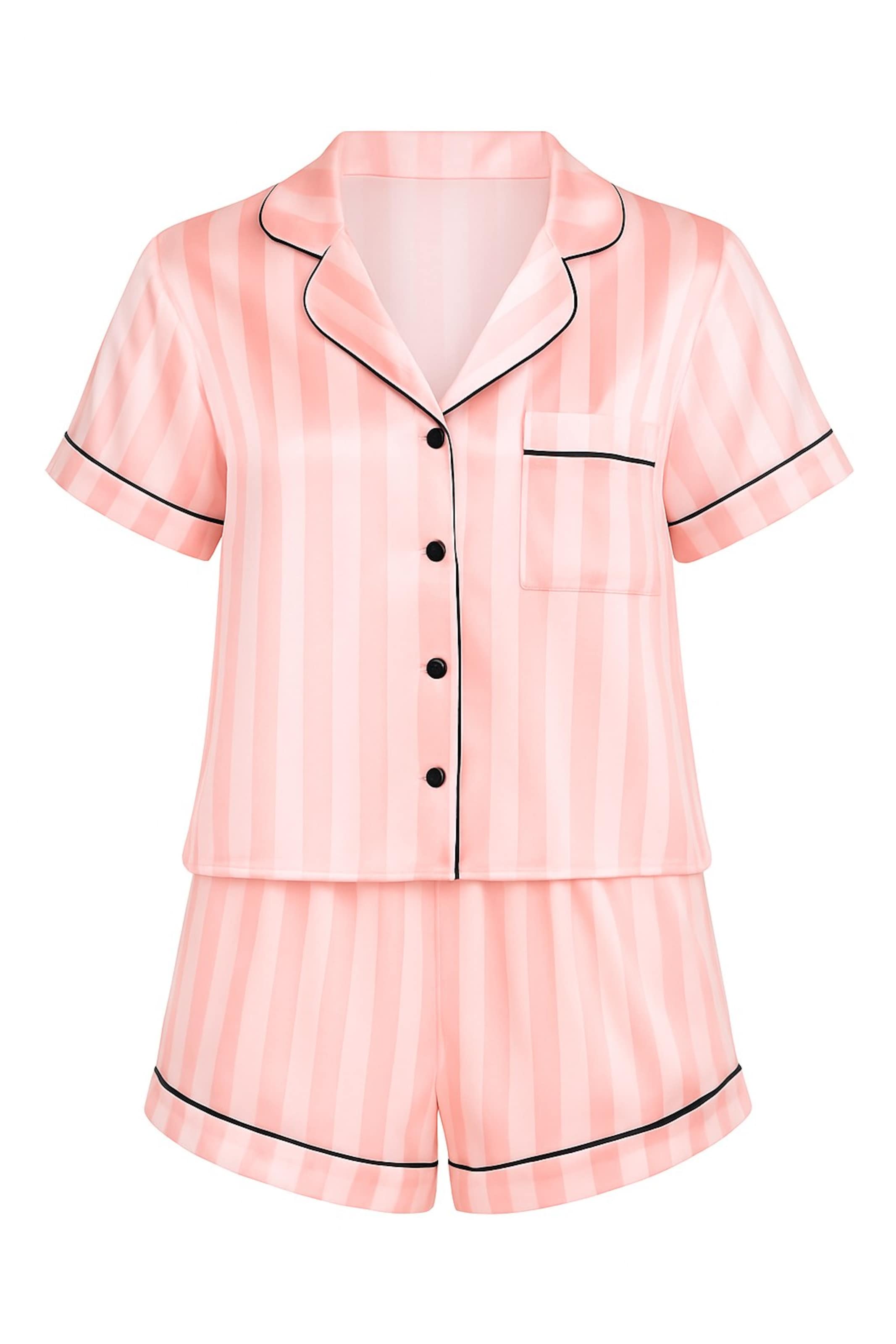 For You Moda Pajama in Pink: front