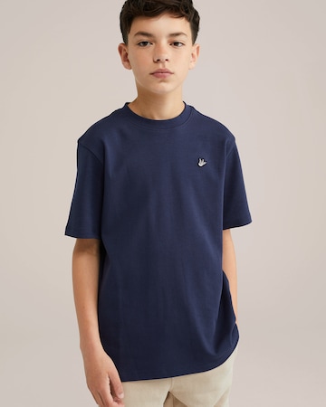 WE Fashion Shirt in Blue: front