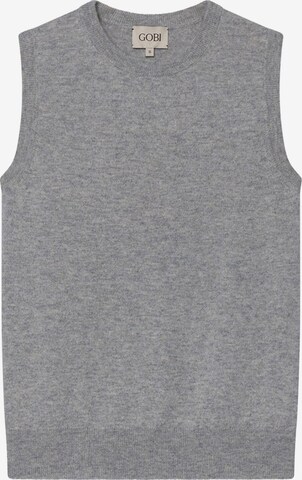 GOBI Cashmere Stickad väst 'Women's Timeless Cashmere Crewneck Vest' i grå: framsida