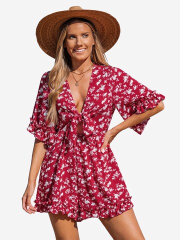 Cupshe Jumpsuit 'CAA13F5B039CE' in Red: front