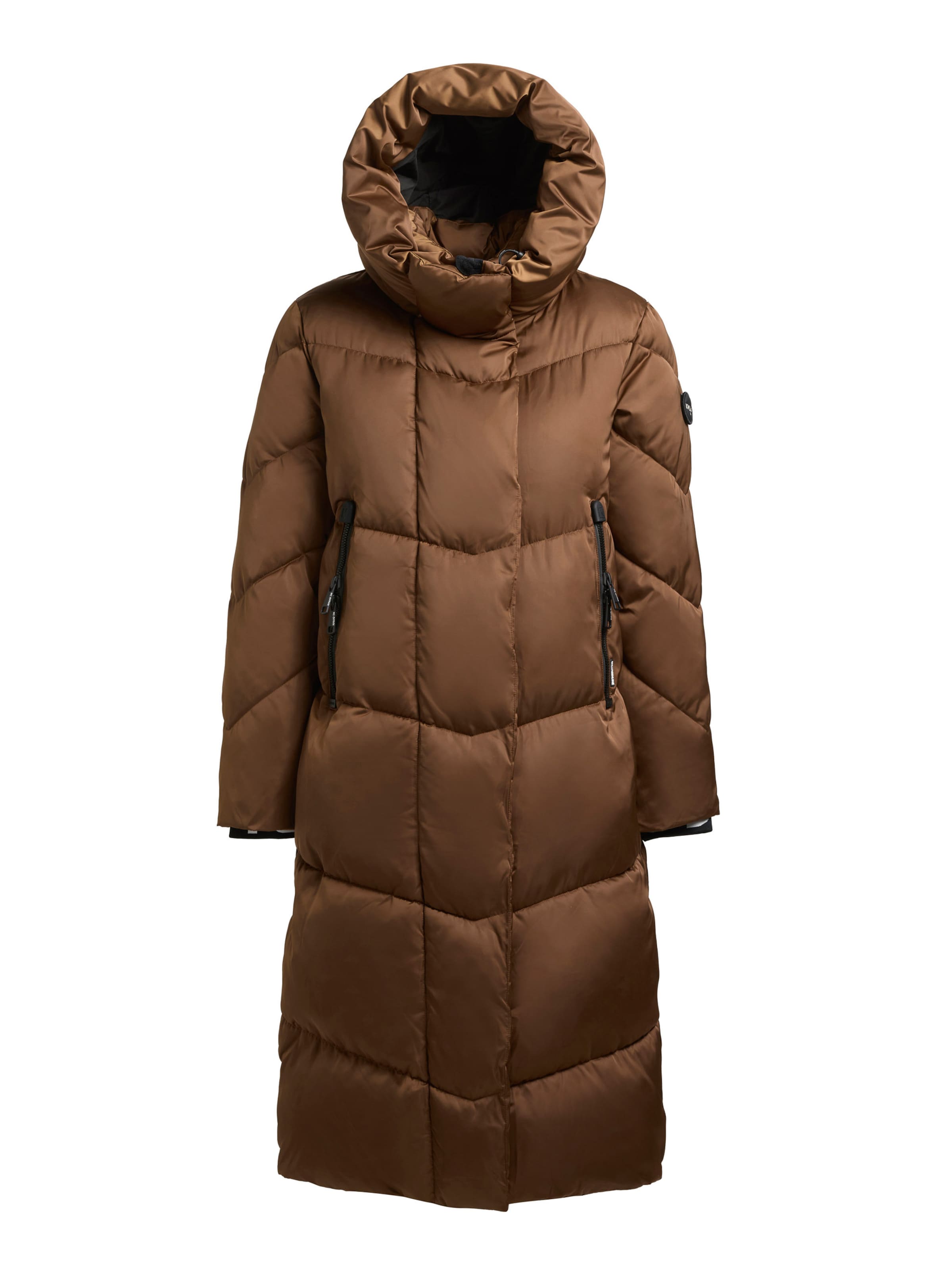 khujo Winter coat 'Manelia2' in Brown: front
