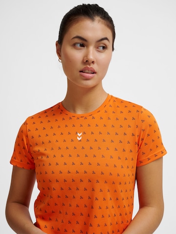T-shirt fonctionnel Hummel en orange
