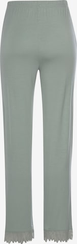 LASCANA Pajama Pants in Green