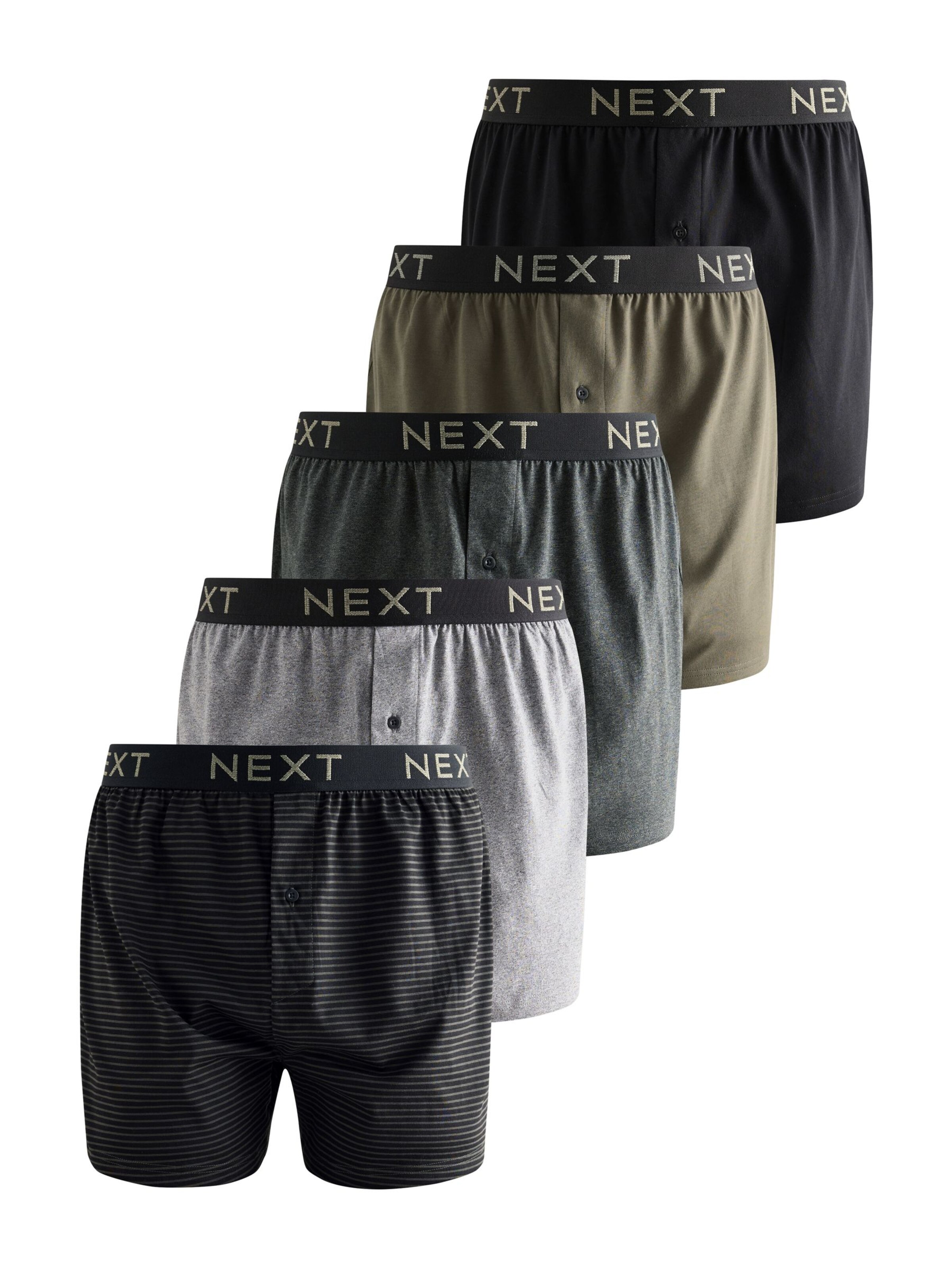Next Boxer shorts in Grey: front