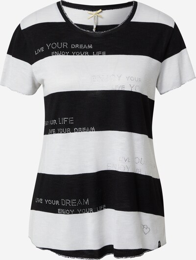 Maglietta 'JESSY' Key Largo di colore nero / offwhite, Visualizzazione prodotti