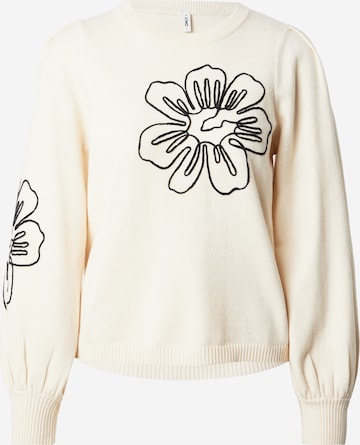 ONLY Trui 'ONLMAGNOLIA' in Beige: voorkant