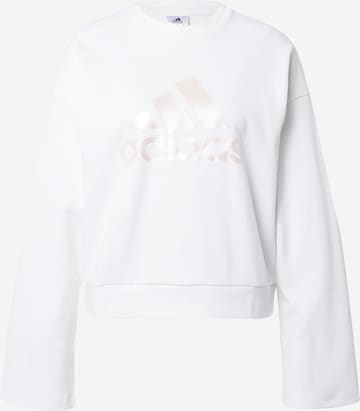 ADIDAS PERFORMANCESportska sweater majica - bijela boja: prednji dio