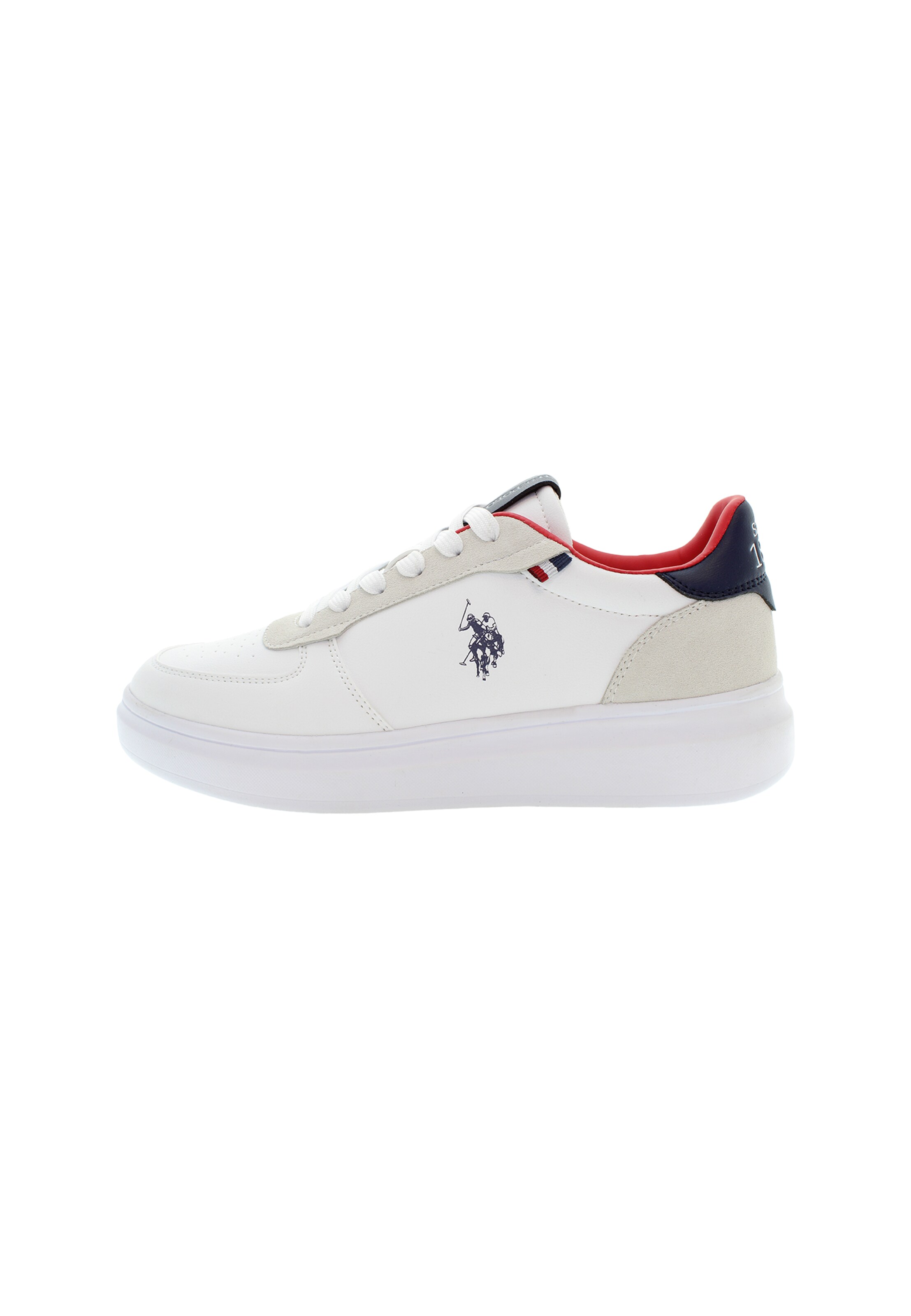 Baskets basses 'Cody' U.S. POLO ASSN. en blanc : devant