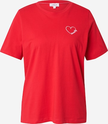 s.Oliver Shirt in Rot: Vorderseite