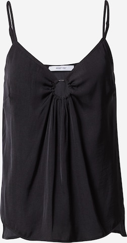 ABOUT YOU Top 'Indira' in Black: front